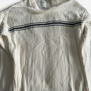 ⭐️ 2 for $25 ⭐️ Hollister White Ribbed Sweater